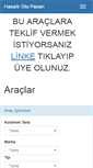 Mobile Screenshot of hasarliotopazari.com